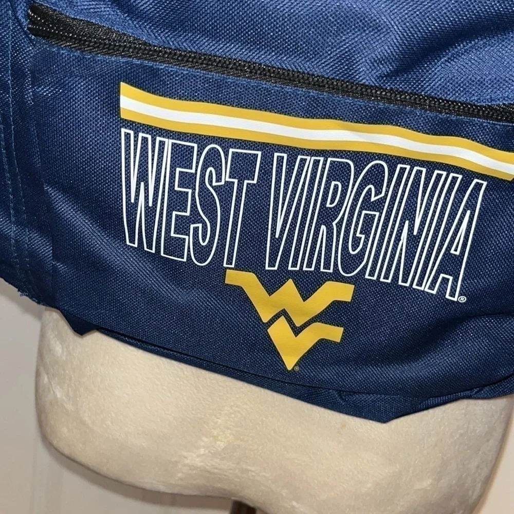 West Virginia unisex navy and yellow lightweight backpack